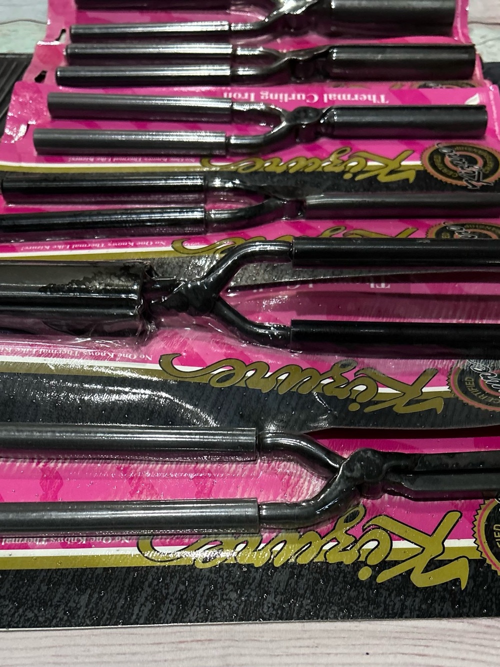 1993 Kizure Marcel irons vintage hair tools 11pc. Set.
